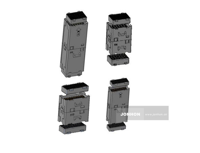 GF5M series large offset high-speed sandwich connector