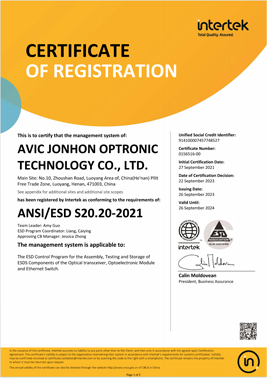 Certficateof Registration